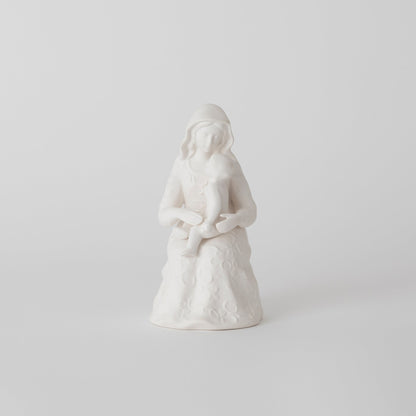 聖母子座像 高さ16cm