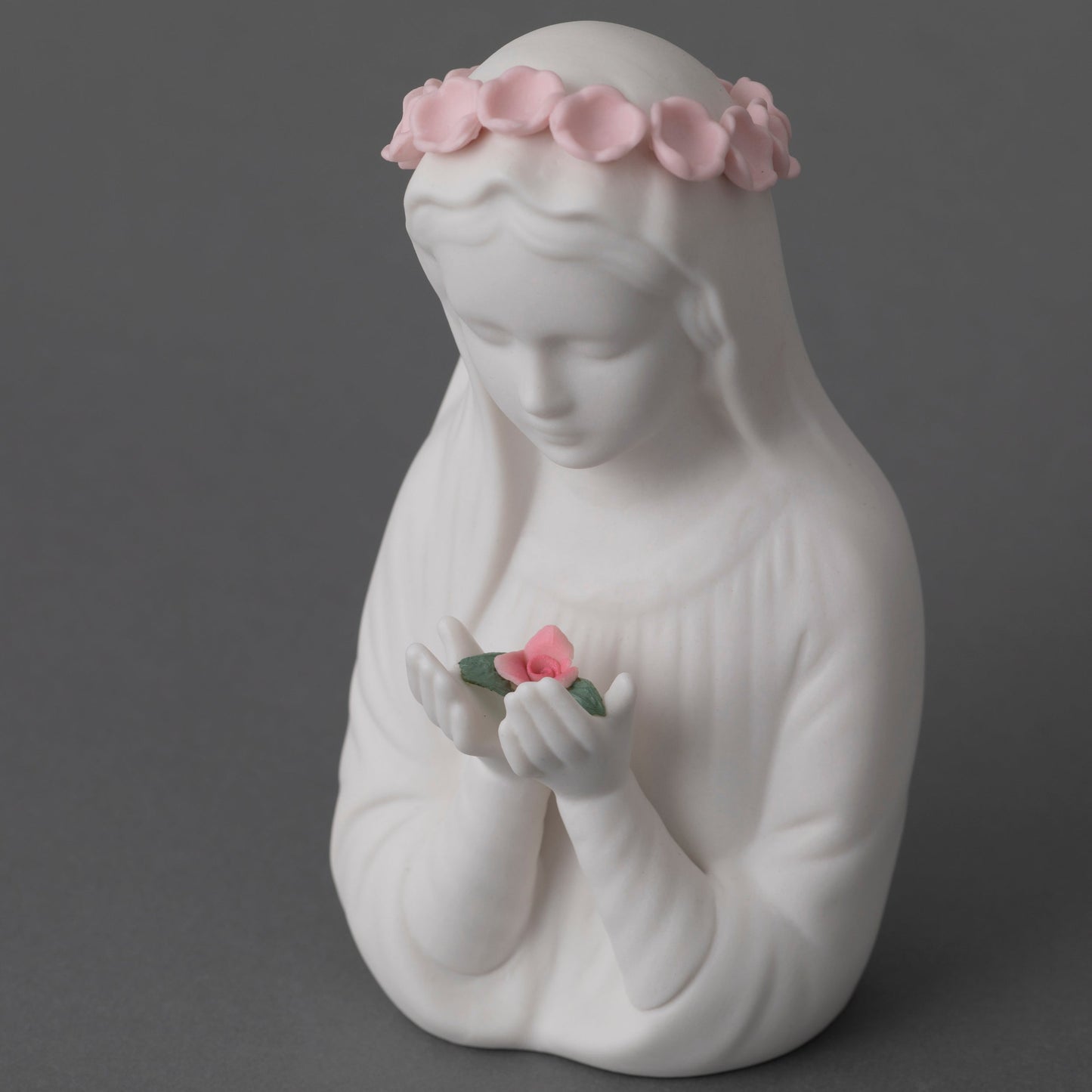 薔薇の聖母胸像　高さ13cm