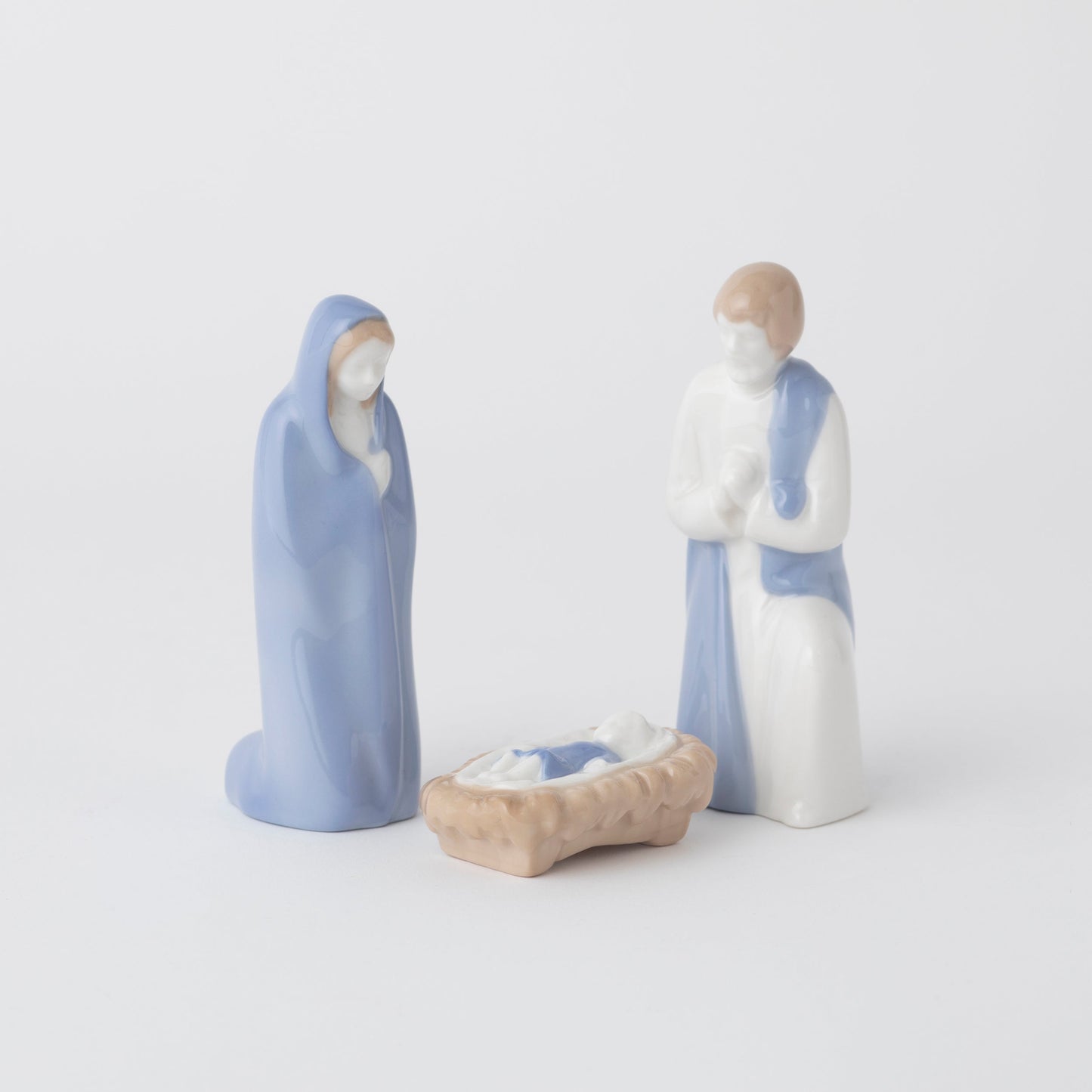 クリスマス像3点セット　高さ11.5cm